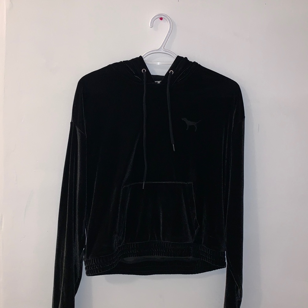 VS Pink Velvet Hoodie